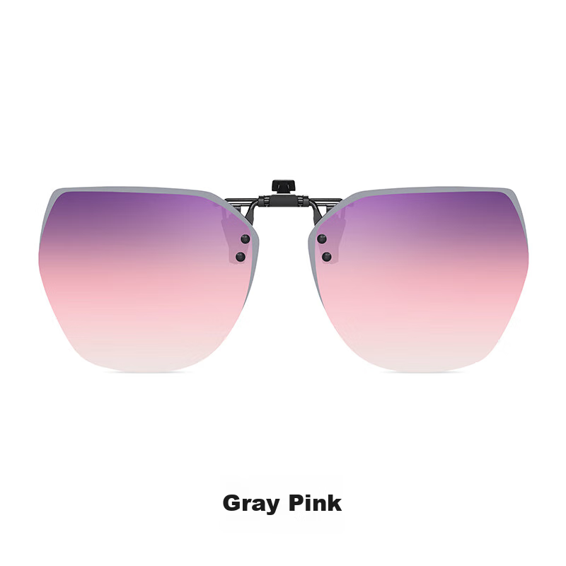 HLA Sunglasses Clip, Flip-Style Unisex, Myopia Polarized Sunglasses Clip, Black 086 17