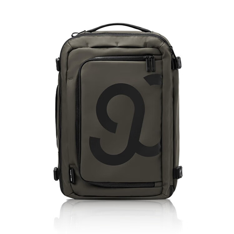90Fen Outdoor Backpack, Large Capacity Travel Bag for Men And Women, Sports Backpack with Hand-Held And Crossbody Options, Dark Gree