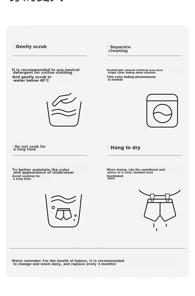 LangSha Boys' Boxer Briefs, Class A Pure Cotton Student Shorts, Big Kids' Boxer Shorts, Antibacterial Underwear, 2XL 17
