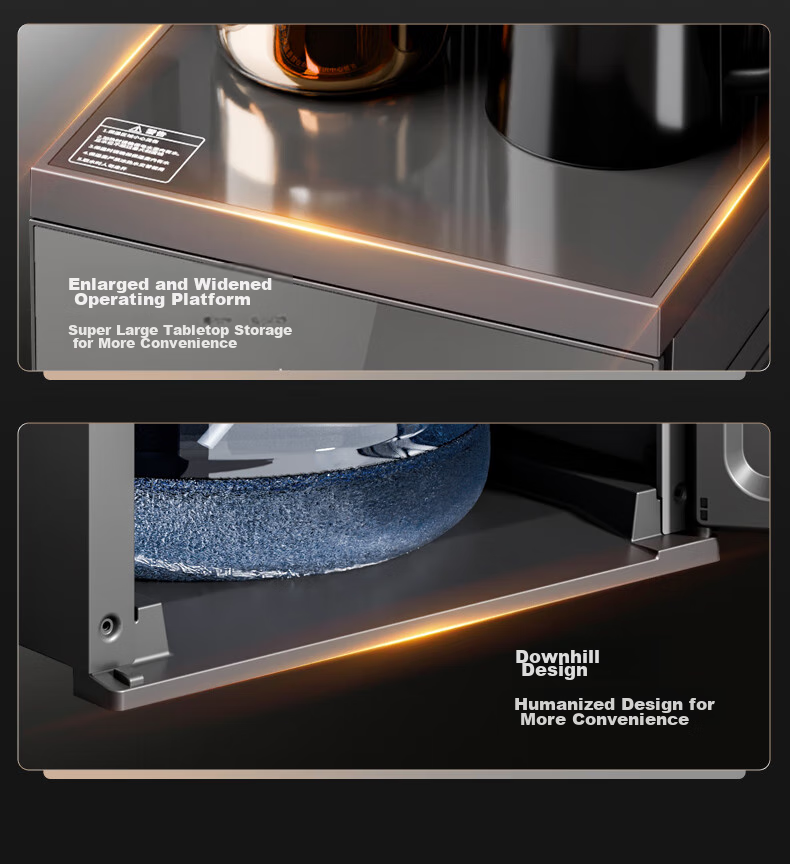 TRULIVA Tea Bar Machine, Home Water Dispenser, Multifunctional Office Standing Bottom-Loading Water Bottle, Fully Automatic Tea Bar Cabinet Integrated High-End Living Room Cooling And Heating Dual-Purpose 2026 New Model 17