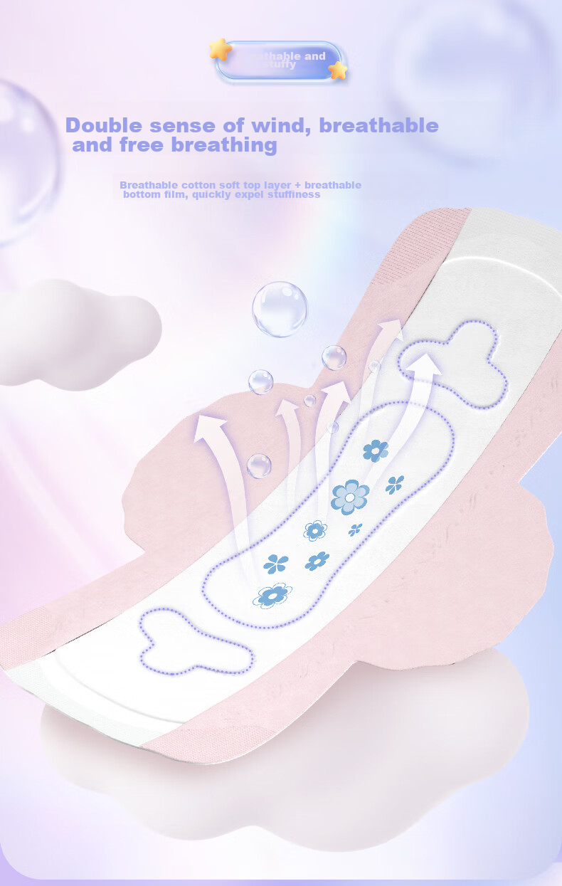 FREE Sold by JD, Popular Panty Liners Sanitary Napkins, Daily Use Portable Ultra-Thin Cotton Soft, 190mm*10 Pieces 8