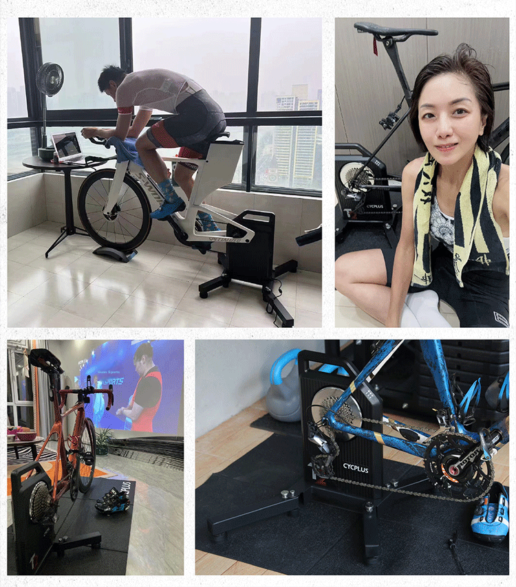 CYCPLUS Fitness [National Team Edition] T2 Intelligent Direct-Drive Cycling Trainer, Indoor Road Bike Power Training Stand, Practice Statio 28