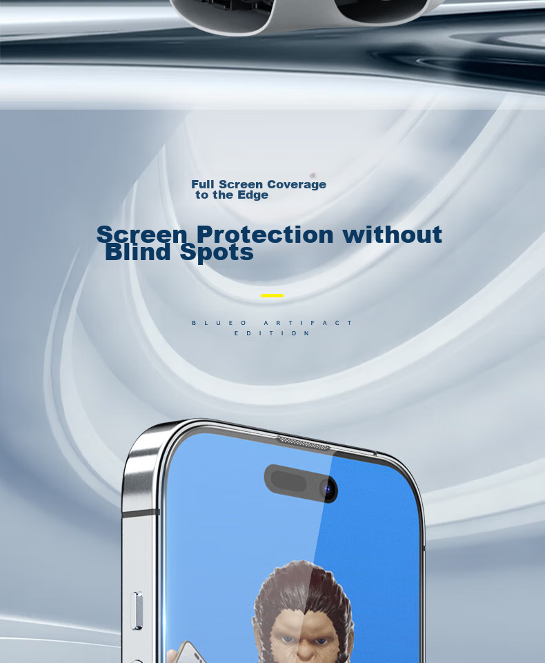 Lanxingxiansheng Tempered Glass Screen Protector for IPhone 15 Plus/14 Pro Max, Full Coverage HD Anti-Fingerprint Frosted Anti-Drop AG Anti-Glare Protective Film 9