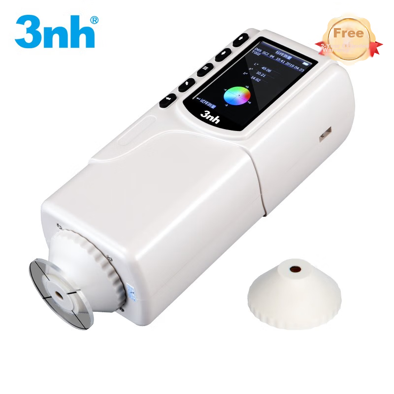 3Nh Portable Handheld Plastic Paint Color Difference Meter, Dual-Diameter Colorimeter for Coatings, NR110