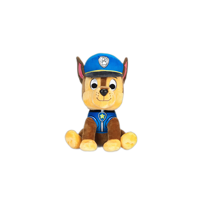 PAW PATROL Plush Toy, Sleeping Companion Doll, Classic Style Achi Medium Sitting Stuffed Animal, Birthday Gift for Boys And Girls Childre