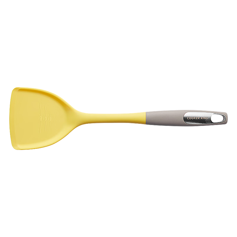 COOKER KING 99.9% Antibacterial Silicone Spatula, Cooking Spatula for Home Use, Non-Stick Pan Specific Extended Spatula