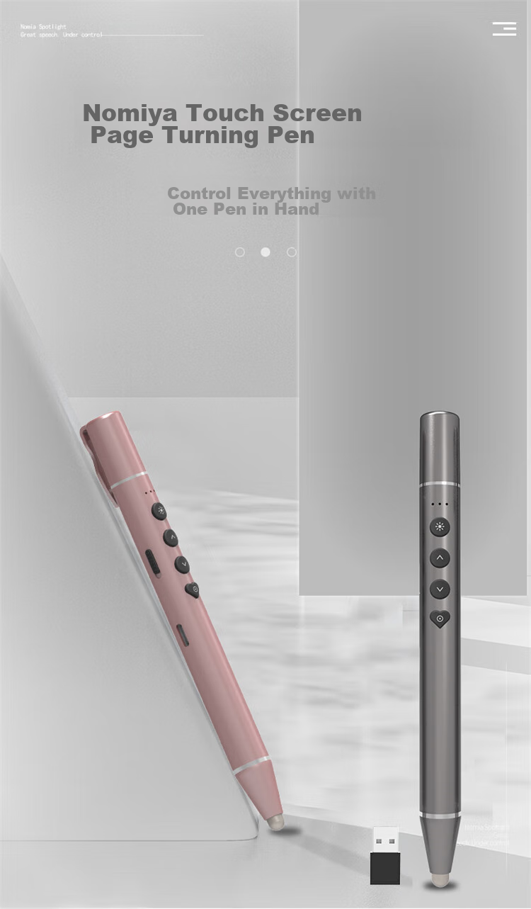 Noomya N99 AI Voice Typing Wireless Amplified Page-Turning Pen with Microphone for Teachers, Multifunctional Page-Turning Pen with Microphone, Laser Pointer, Whiteboard Writing And Line Drawing 1