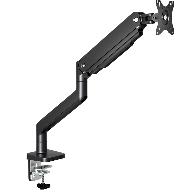 Brateck Beihu Gravity Stand, Monitor Stand, Computer Screen Support Arm, Suspended Bracket, Desktop Holeless Universal Rotating Extendable Heightening Stand, 17-45 Inches