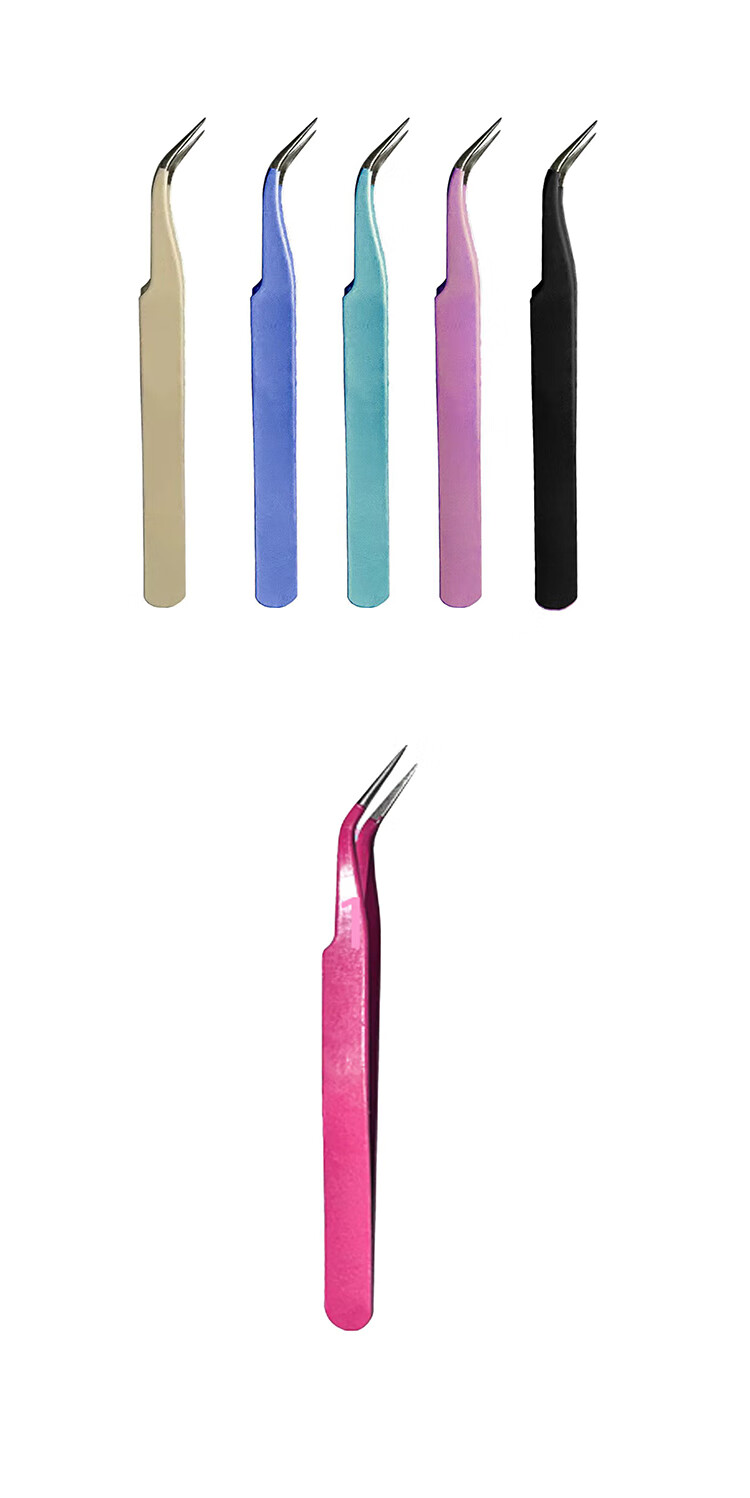 Arrebol False Eyelash Beginner's Tweezers, Lash Applicator Tool, 1 Piece 1