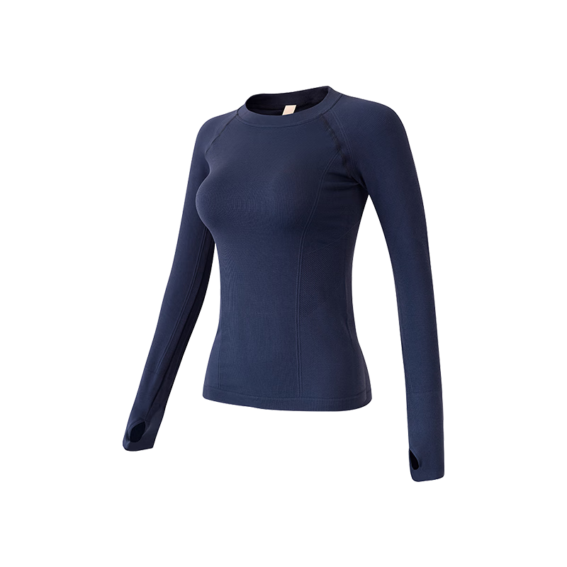 XUEXIMAN Yoga Top for Women, Spring And Autumn Style, Seamless High-Elastic Slimming Sports Long Sleeve, Running Quick-Dry Training Pilates T-Shirt