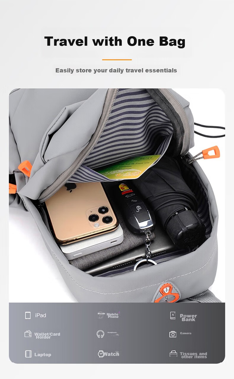 Warrior Crossbody Bag for Men, 2026 New Large Capacity Chest Pack, Fashionable Commuter Travel Bag, Shoulder Bag for Sports And Wome 7