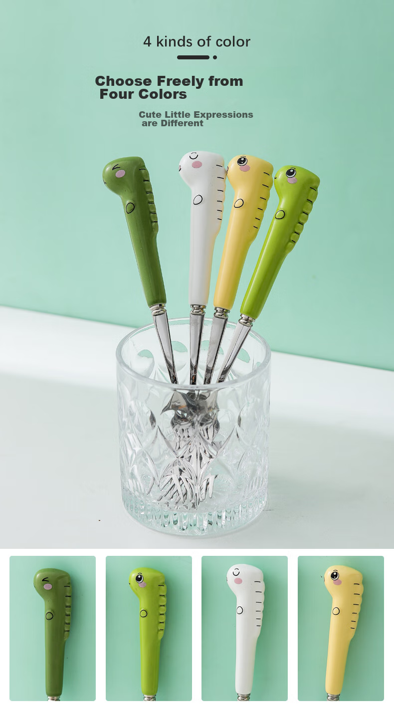CORN Baby Spoon and Fork Set Stainless Steel Self-Feeding Training Utensils for Children 3 Years Old 304 Lunch Box 6