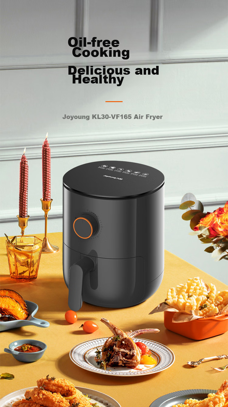 Joyoung Air Fryer for Home Use, Multifunctional, 3L Large Capacity, Timer Function, Non-Stick Fries Maker, KL30-VF165 1
