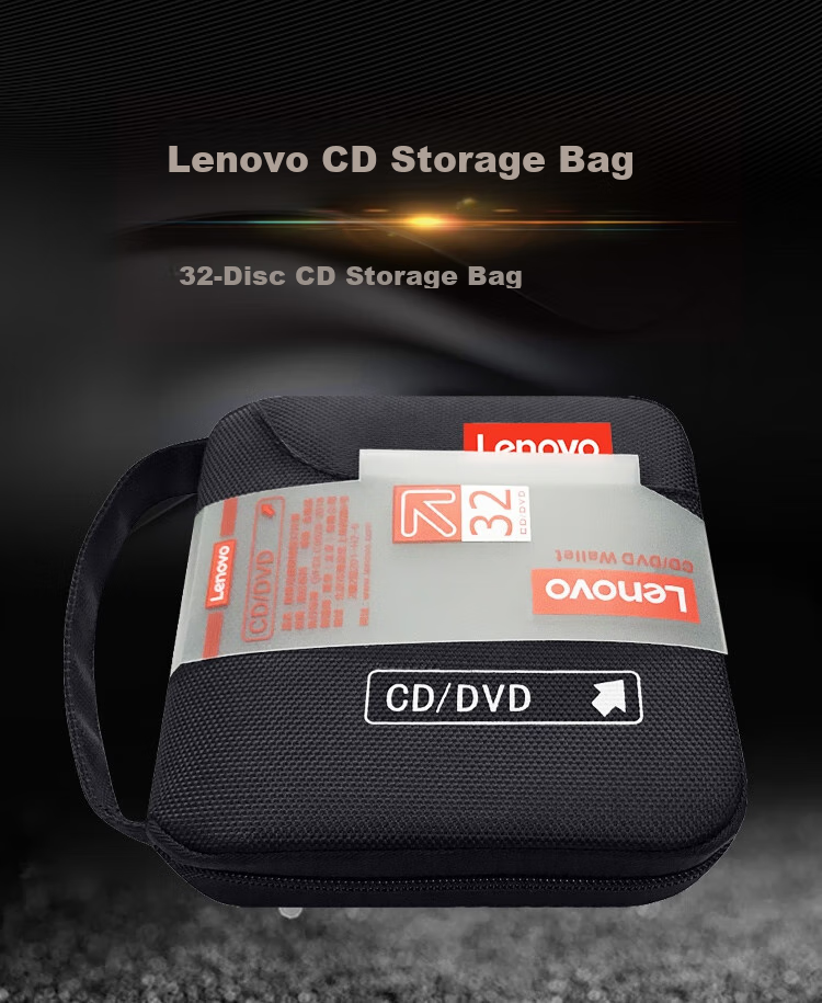 Lenovo Car CD Storage Case, CD/DVD Disc Holder, Oxford Cloth 96 Pieces, Home Storage Case 1