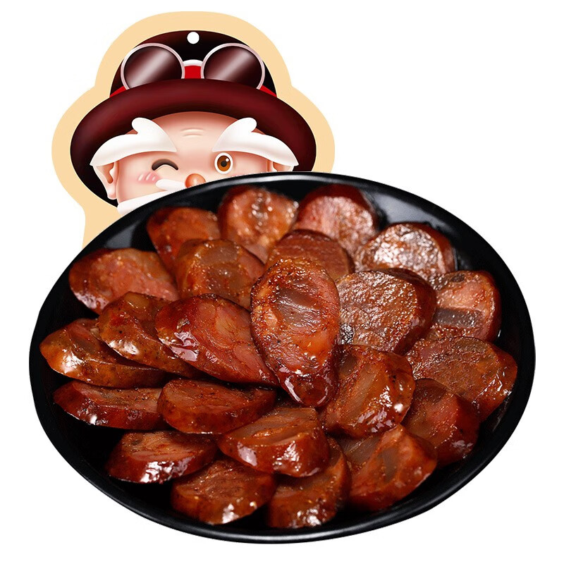 杨大爷烟熏四川特产腊肠腊味麻辣香肠200g