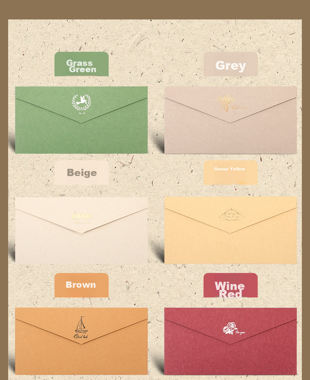 Jiaranheng Envelope And Letter Set, Back-To Gift for Teachers And Classmates, Birthday Card, Anniversary Creative Card, Vintage-Style Romantic Letter, Confession, Vintage Invitatio 3