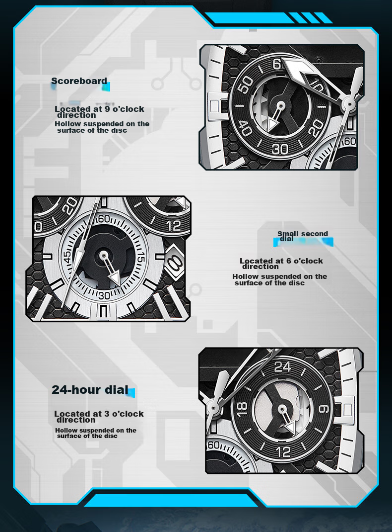 MARK FAIRWHALE Interstellar Watch, Men's Mechanical Style, Top Ten Famous Watches for Students, 2026 New Model Wristwatch, National Watch Brand, Birthday Gift for Boyfriend 3