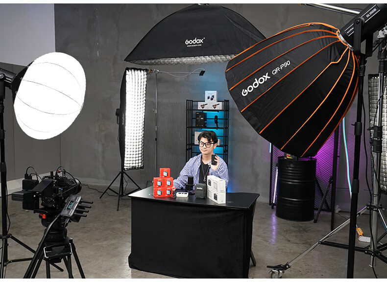 Godox SL150III Gen 3 LED Video Light Live Streaming Fill Light Photography Soft Light Studio Light Wedding Studio Continuous Light Official Standard Kit 5