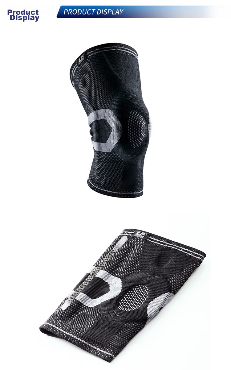 LP Sports Knee Brace with Double Spring Support for Basketball, Badminton, Running, Outdoor Protection Equipment Jingrui 170xt Black S 11
