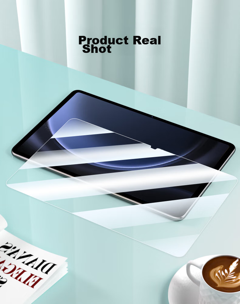 CangHua Tempered Glass Screen Protector for Samsung Tab S9 FE+, 12.4-Inch, 2023 Model, Samsung Galaxy Tablet Protective Film, HD Ultra-Thin Shatterproof Protective Film 15