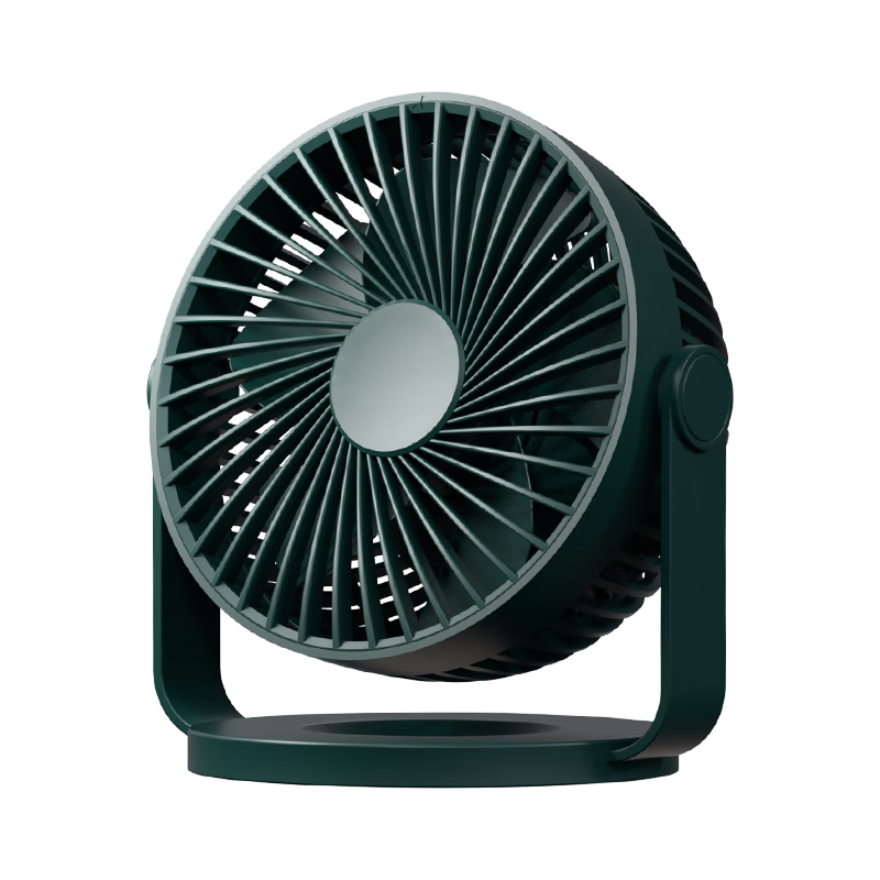 SHINEE Rechargeable Electric Fan, Small Desk Fan, Mini USB Portable Fan for Student Dormitory Bedside And Office Desktop, 2000mAh Battery