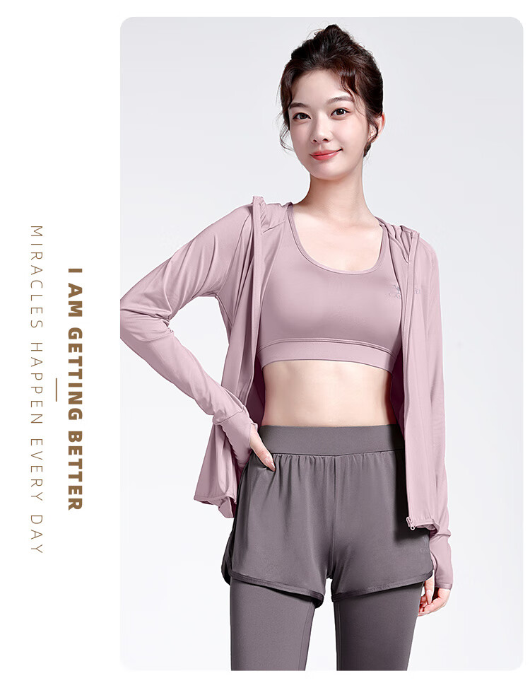 CAMEL Yoga Outfit Set for Women, Morning Run Outdoor Sportswear, Slim-Fit Breathable Fitness Wear, Five-Piece Set YK22255493 20