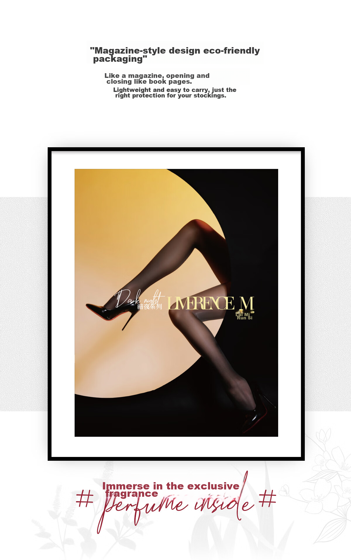 Limerence M [Dark Night] Stockings 18D Matte Seamless Silky Sexy Pantyhose, Black (High-Waist Seamless), Size L 11