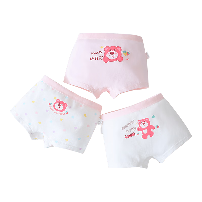 DEESHA Girls' Underwear, Children's Boxer Briefs, Youth And Toddler Shorts, 3-Pack, Ice Cream Girl Design, Size 160 6