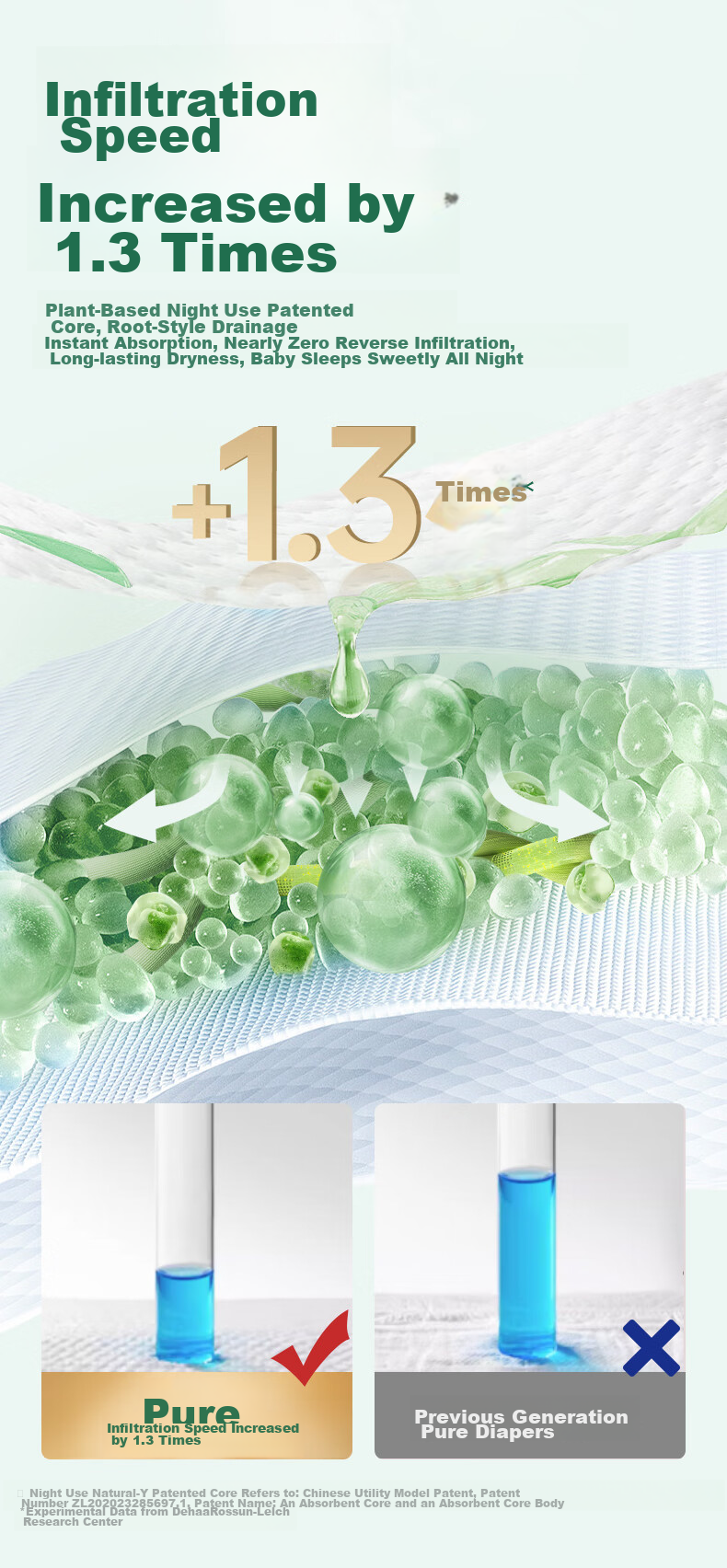 Lelch Day And Night Pure Diapers, XL Size, 34 Pieces (12-17kg), Overnight Use, Summer Ultra-Thin, Baby Diapers 7