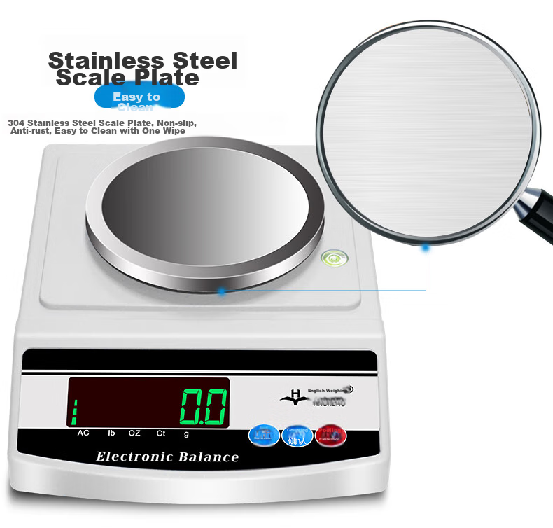 Yingheng High-Precision Electronic Balance Scale, Accurate Electronic Gram Scale, Laboratory Small Platform Scale, Jewelry Electronic Scale, 200g to 0.001g 11