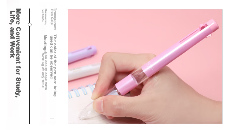ZEBRA 5-Color Multifunctional Pen Barrel SARASA Series Colored Gel Pen Barrel (Refill RNJK5) S5A15 White Barrel 4
