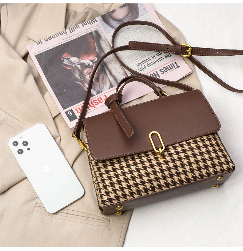 Aiqinghai Handbag, Women's Shoulder Bag, Crossbody Bag, Tote Bag, Light Luxury Brand, Commuter Gift, Practical Present for Mother's Day 9