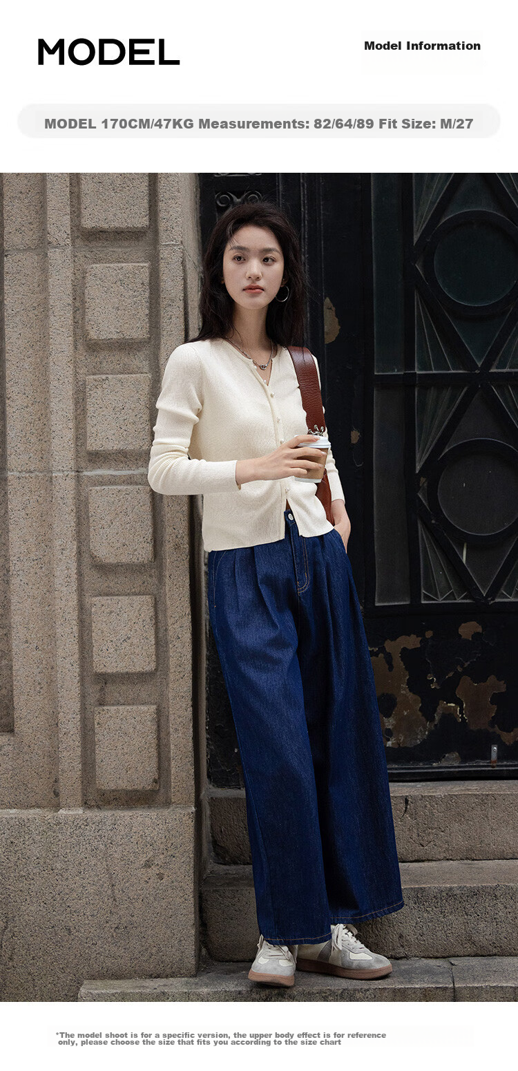 Dme [Elegant V-Neck Knit Sweater] Spring And Autumn Lightweight Mature Sister Layered Inner Wear Slimming Elegant Knit Sweater for Wome 13
