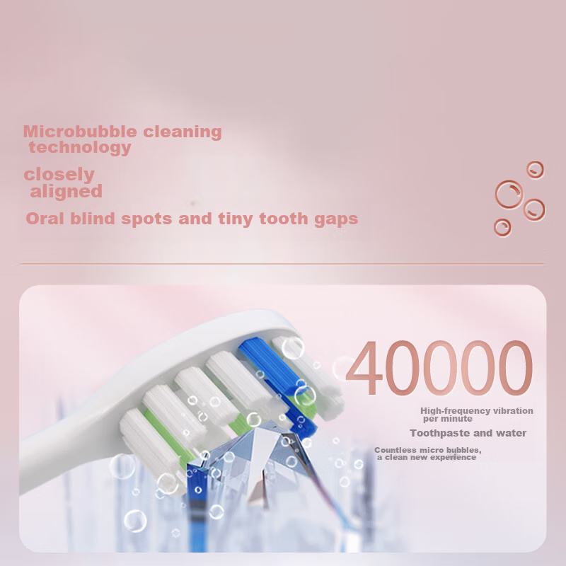 Prooral [Birthday Gift], Sonic Electric Toothbrush with Pressure Sensing Reminder, Adult Rechargeable Couple's Gift, Birthday Present, T33 Snow White