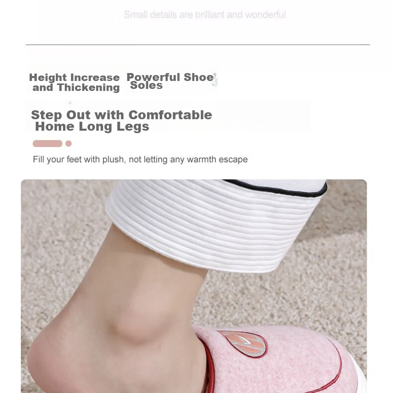 Huili Cotton Slippers, Thick Autumn And Winter Indoor/outdoor Couple Non-Slip Fleece-Lined Warm Cotton Shoes, HL0676, Brown, Size 42-43 8