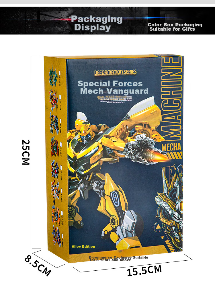 Tangmi TEMI Transforming Toy Robot, Bumblebee And Car Robots, Children's Birthday And Holiday Gifts for Boys 21