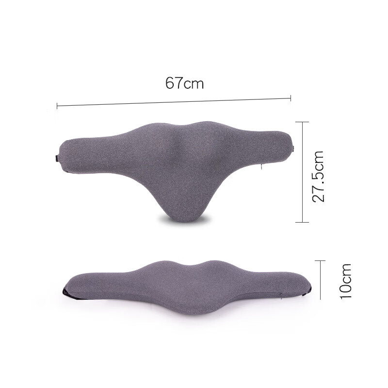 Dijialun Car Headrest, Car Neck Pillow And Lumbar Support, Memory Foam Neck Pillow for Car Seat, Cervical Spine Pillow for Car, Lumbar Support Pillow for Herniated Disc, Sleeping Correction Pillow, Single Piece 19