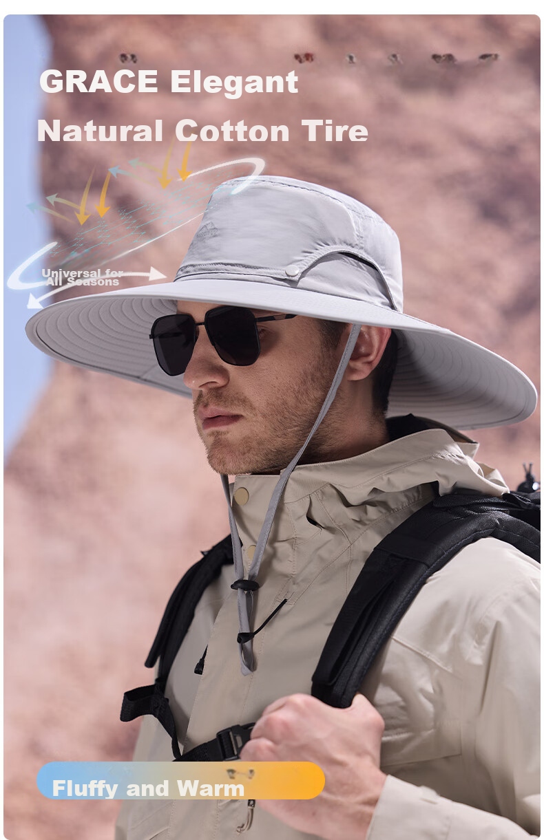 MISSION UV Sun Protection Hat for Men, Sun Visor, Fishing Hat, Hiking Cap, Summer Outdoor UV Protection Hat, Visor Cap 4