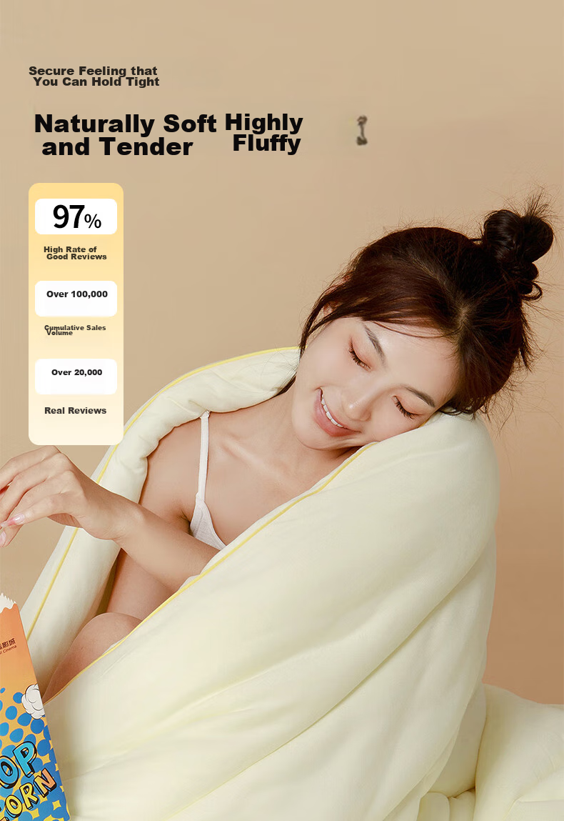 Hengyuanxiang Comforter, Class A Antibacterial Soft All-Season Comforter, 5 Jin Spring And Autumn Quilt, Oversized Single Air Conditioning Blanket, 180*200cm 8
