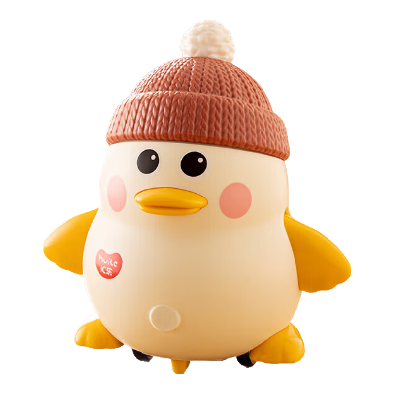 HUILE TOYS Crawling Goose, Rocking Goose, Baby Head-Lifting Training Crawling Toy, ABS Material, for 12-18 Months