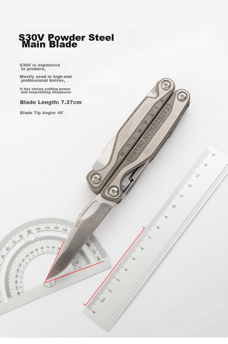 LEATHERMAN Leatherman Tool Pliers CHARGE, Ultra-Smart TTI PLUS, Multifunctional Pliers with Titanium Alloy Handle, Outdoor Tool 9
