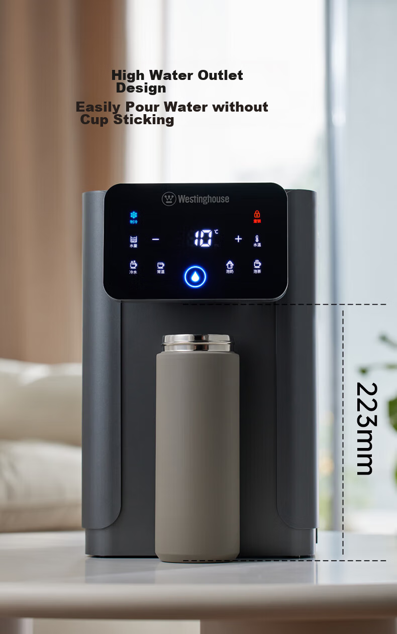 Westinghouse Instant Cooling And Heating Water Dispenser Manhattan Compact Home Water Dispenser for Milk And Boiling Water Office Living Room Desktop Tabletop Hot And Cold Water Dispenser W4S Pro 16