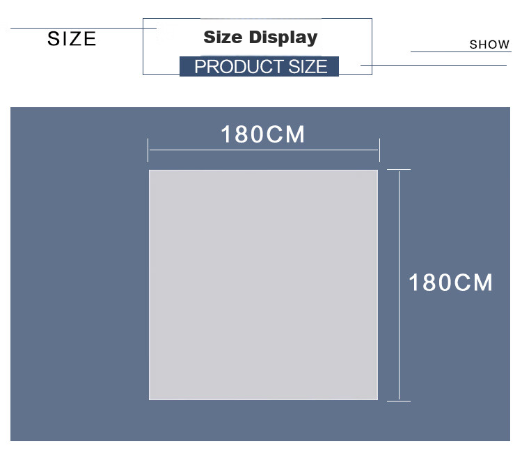 Lide Disposable Thickened Tablecloth, 180cm*180cm*15 Pieces, Large Size, White 5