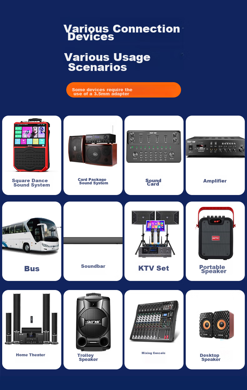 SAST Ok-189 One-To Wireless Microphone, Outdoor Square Dance Speaker, Conference Host Speech, Home Karaoke Device, Universal Microphone 11