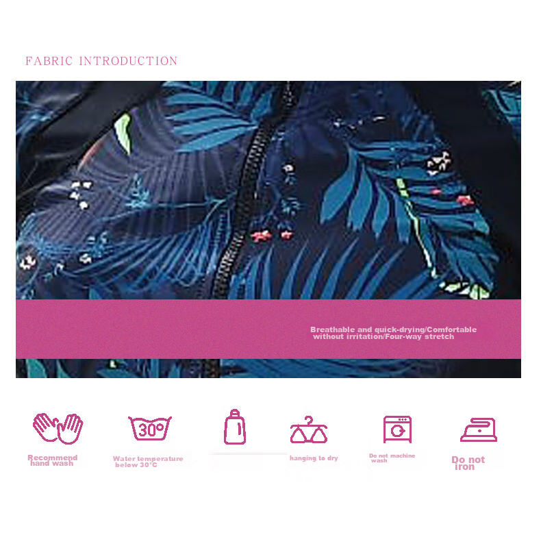 Barbie Couple's Wetsuits, Women's Two-Piece Long-Sleeve Sun Protection Jellyfish Suit, Snorkeling Suit, Surfing Suit Set, Slimming Swimwear 3