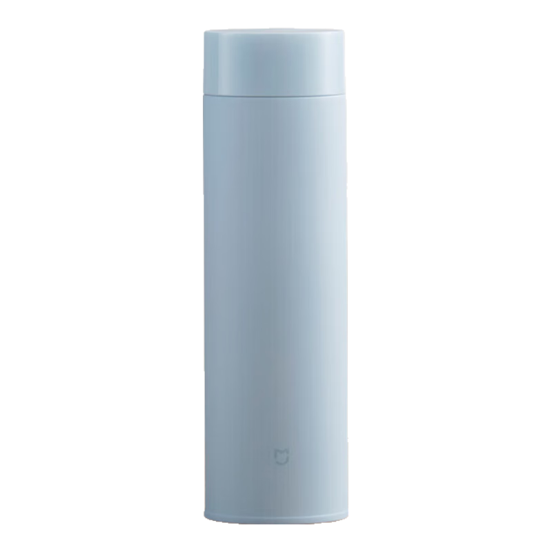 MIJIA Screw-Cap Cup, Insulated Mug, 316 Stainless Steel Vacuum Water Bottle, Portable Large-Capacity Coffee Cup, 500ml Misty Blue
