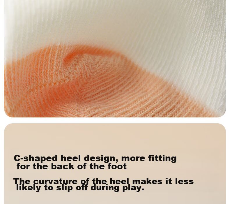 Beitaisi Baby Socks, Spring And Autumn Warm New Style, Moisture-Absorbing Non-Slip Newborn Infant Cotton Socks, Mid-Calf Socks for Boys And Girls 15