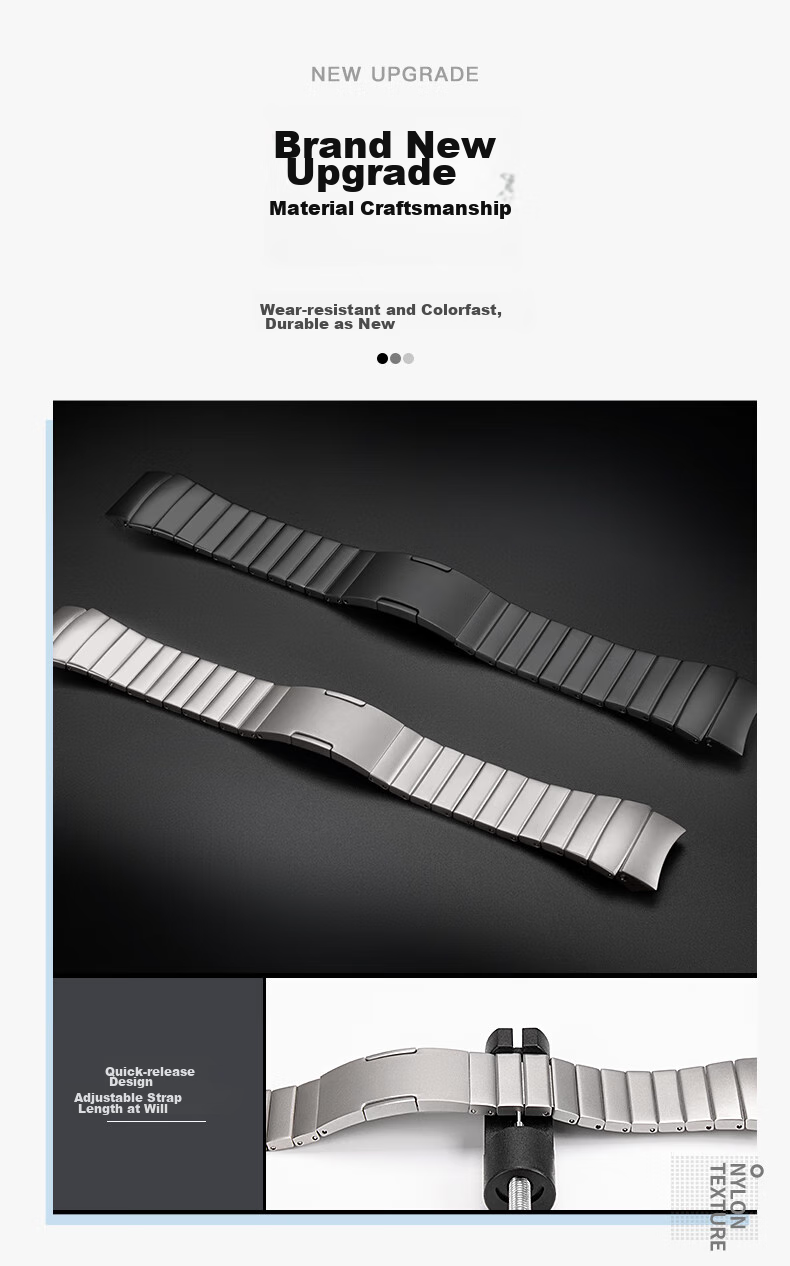Weiqiantu [Chain Steel Strap] Suitable for Huawei GT7/GT6/GT5/Pro Watch Band, Compatible with Watch6/5/6pro/watch4pro, GT4/3 Non-Fen Dashi 2 Stainless Steel Watch Band 3