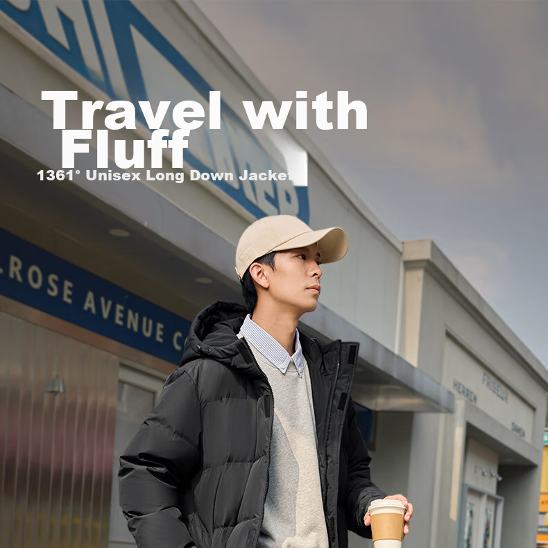 361° Long Down Jacket Unisex Winter New Three-Proof Warm Hooded Sports Casual Coat 632544301-2 1