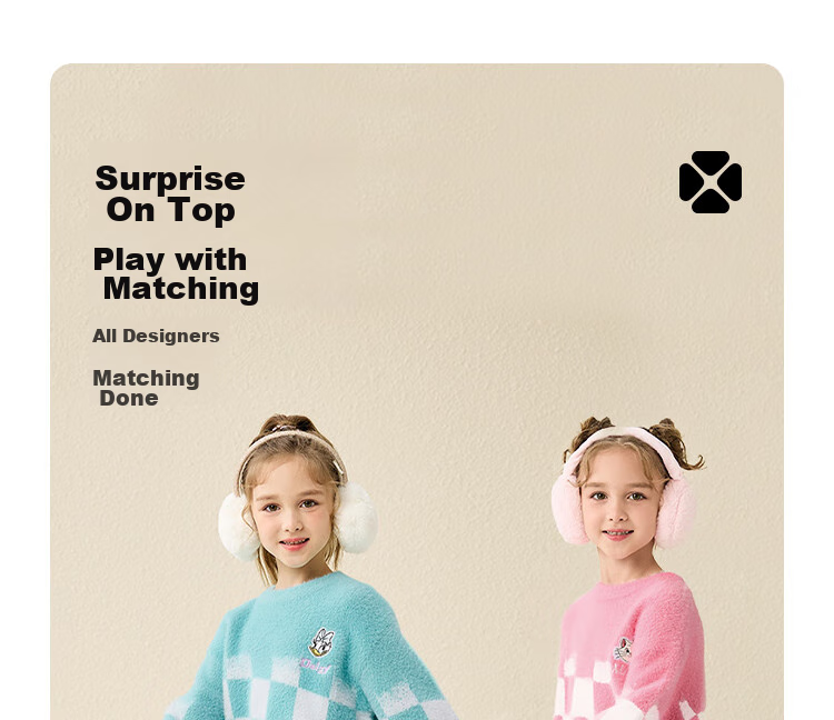 DISNEY Children's Clothing, Girls' Round Neck Sweater, Fashionable Gradient Mesh Warm Top, Winter 2023, DB341HE09, Pink, Size 120 3